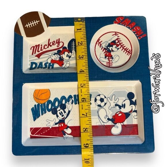 Adorable Mickey Mouse Kids Plate - 9.5" x 9.5" - Picture 5 of 7